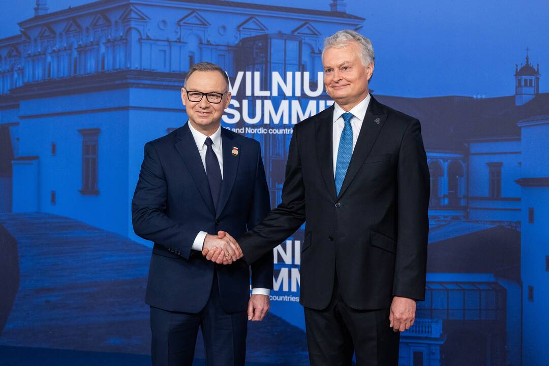 Kadenciją baigiantis Lenkijos prezidentas pajūryje susitiks su Nausėda