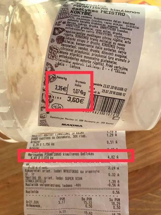 Kol nuėjo iki kasos, pabrango „Maximos“ šašlykai