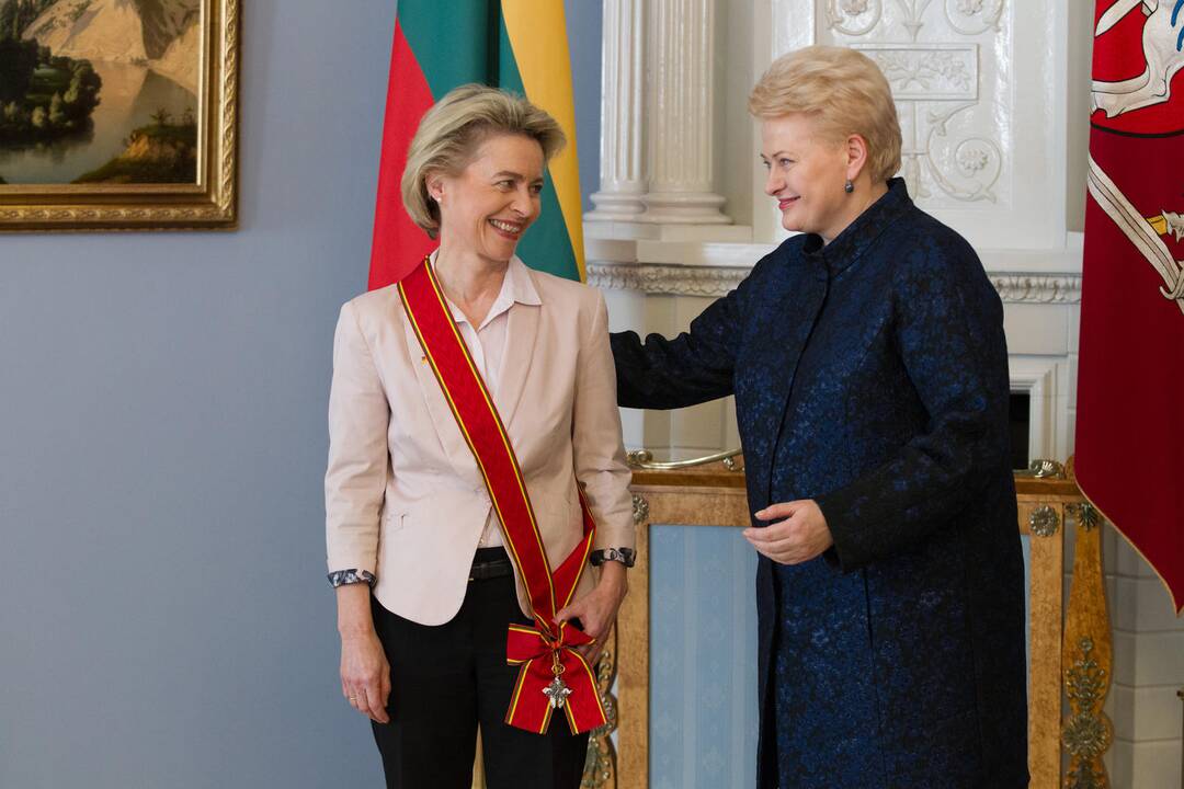 Ursula von der Leyen ir Dalia Grybauskaitė