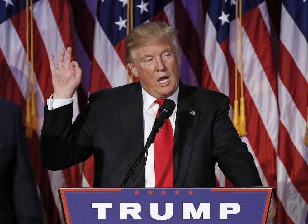 D. Trumpo retorika kursto baimę dėl NATO gynybos