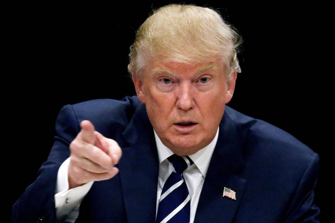 D. Trumpas surengs pirmąją spaudos konferenciją 