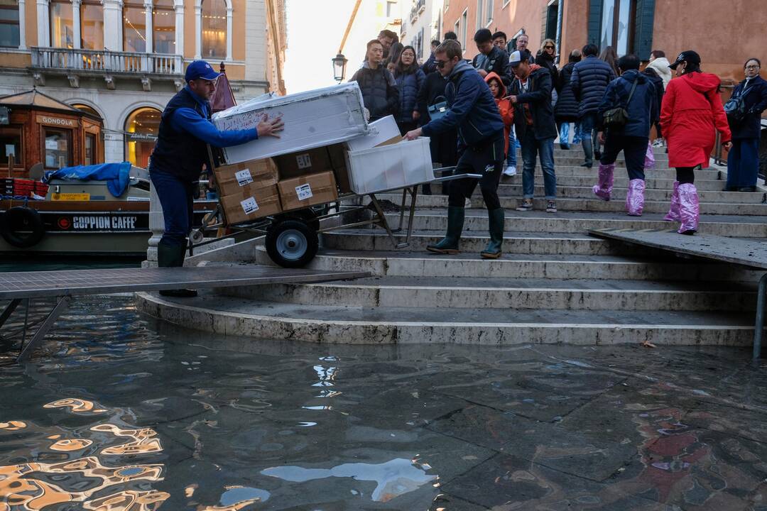 Veneciją užliejo potvynis