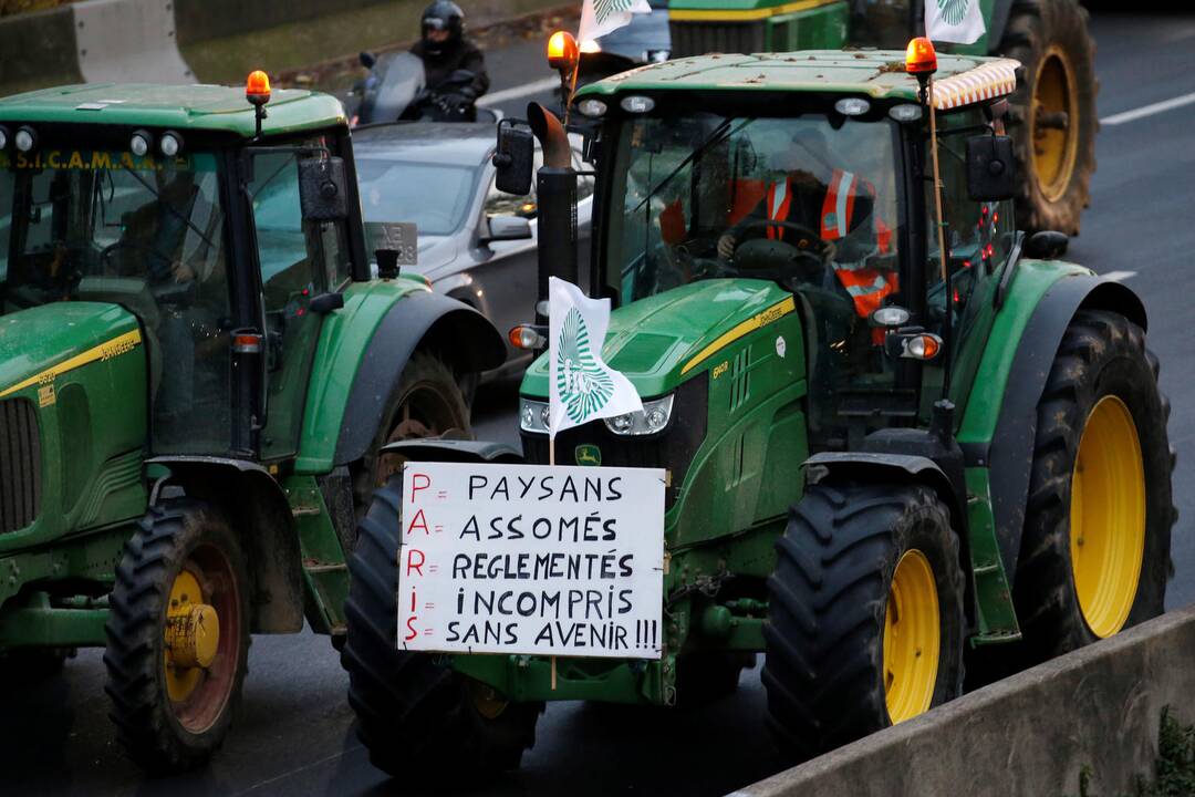 Ūkininkų protestas Prancūzijoje