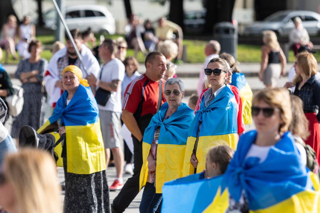 16-asis Pirmadienio mitingas už Ukrainą