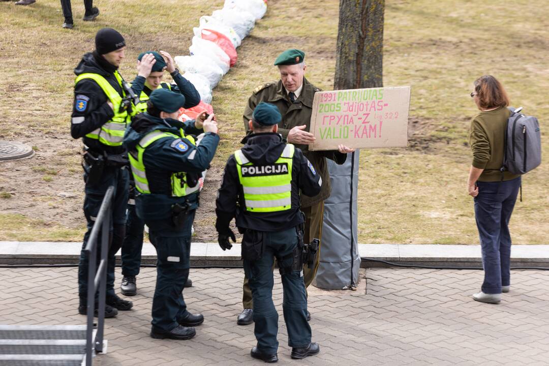 Lietuvos pieno gamintojų mitingas prie Seimo