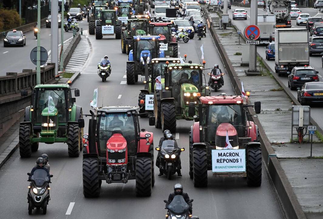 Ūkininkų protestas Prancūzijoje