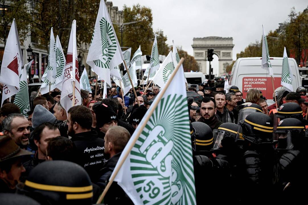 Ūkininkų protestas Prancūzijoje