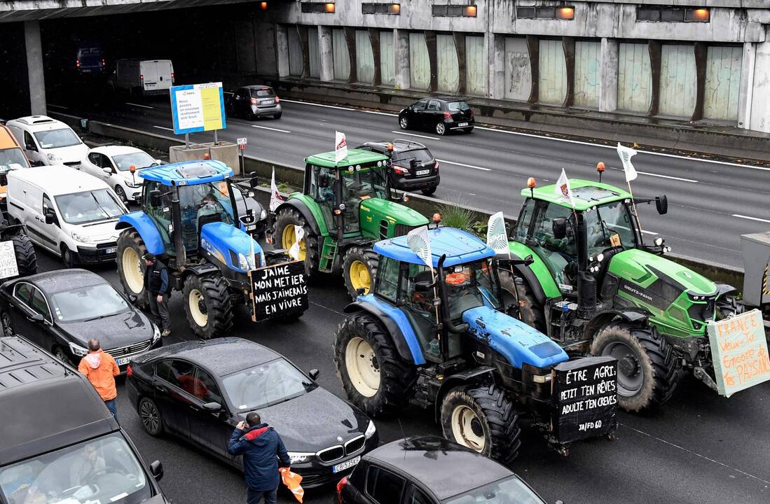 Ūkininkų protestas Prancūzijoje