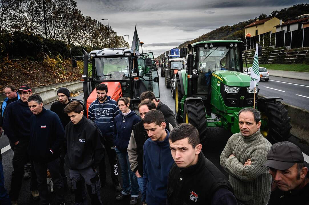 Ūkininkų protestas Prancūzijoje