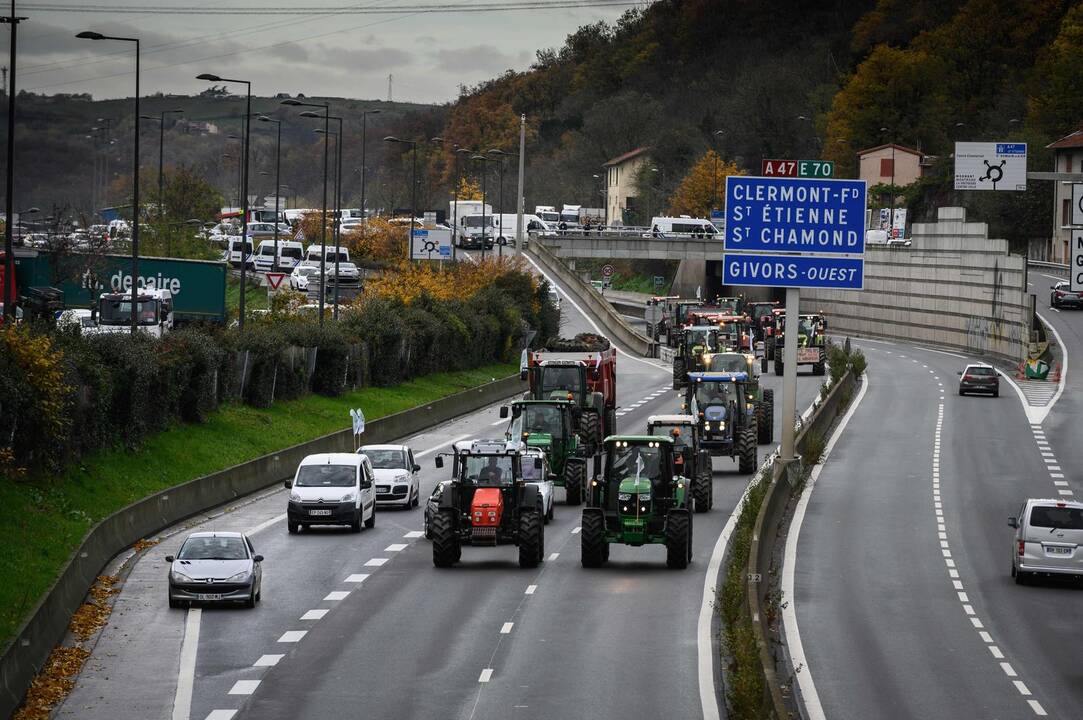 Ūkininkų protestas Prancūzijoje