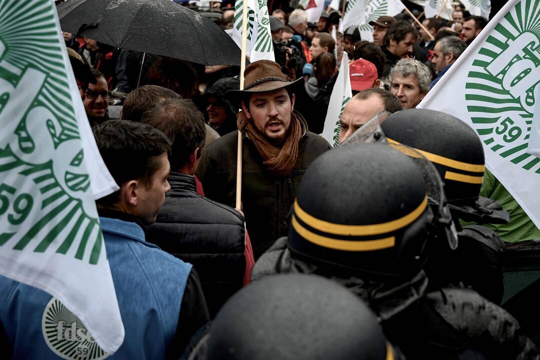 Ūkininkų protestas Prancūzijoje