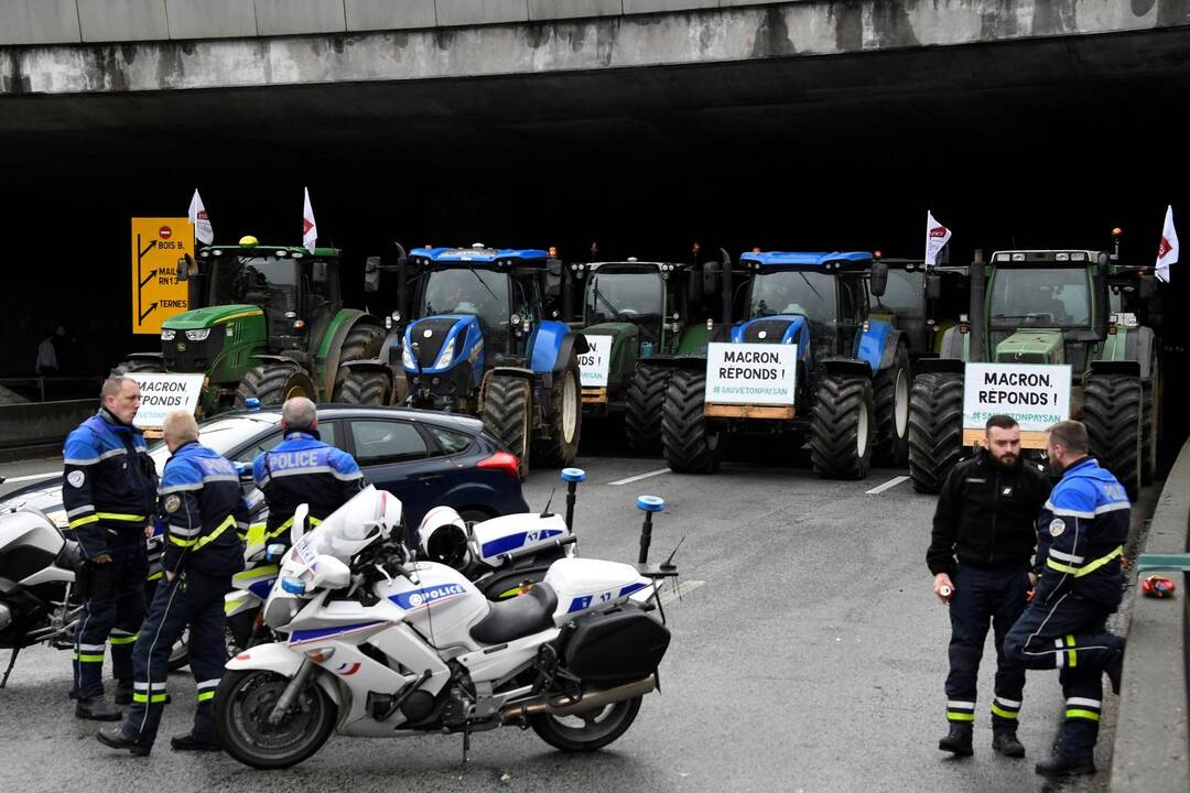 Ūkininkų protestas Prancūzijoje