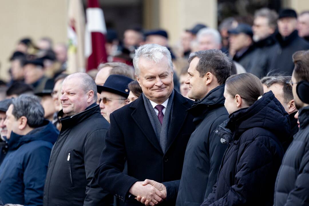 Iškilminga valstybės vėliavos pakėlimo ceremonija