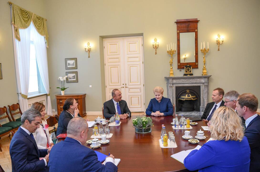 Mevlutu Cavugoğlu ir Dalia Grybauskaitė
