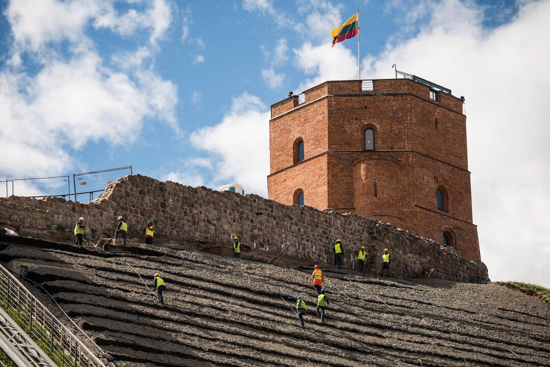 Spaudos konferencija dėl Gedimino kalno tvarkymo