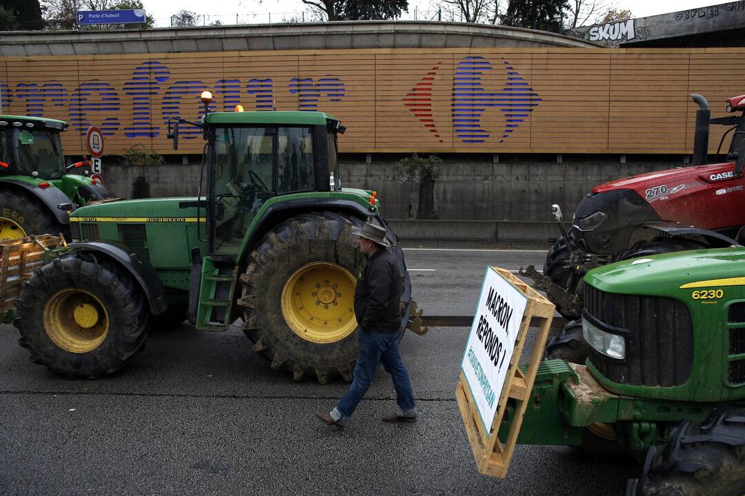 Ūkininkų protestas Prancūzijoje