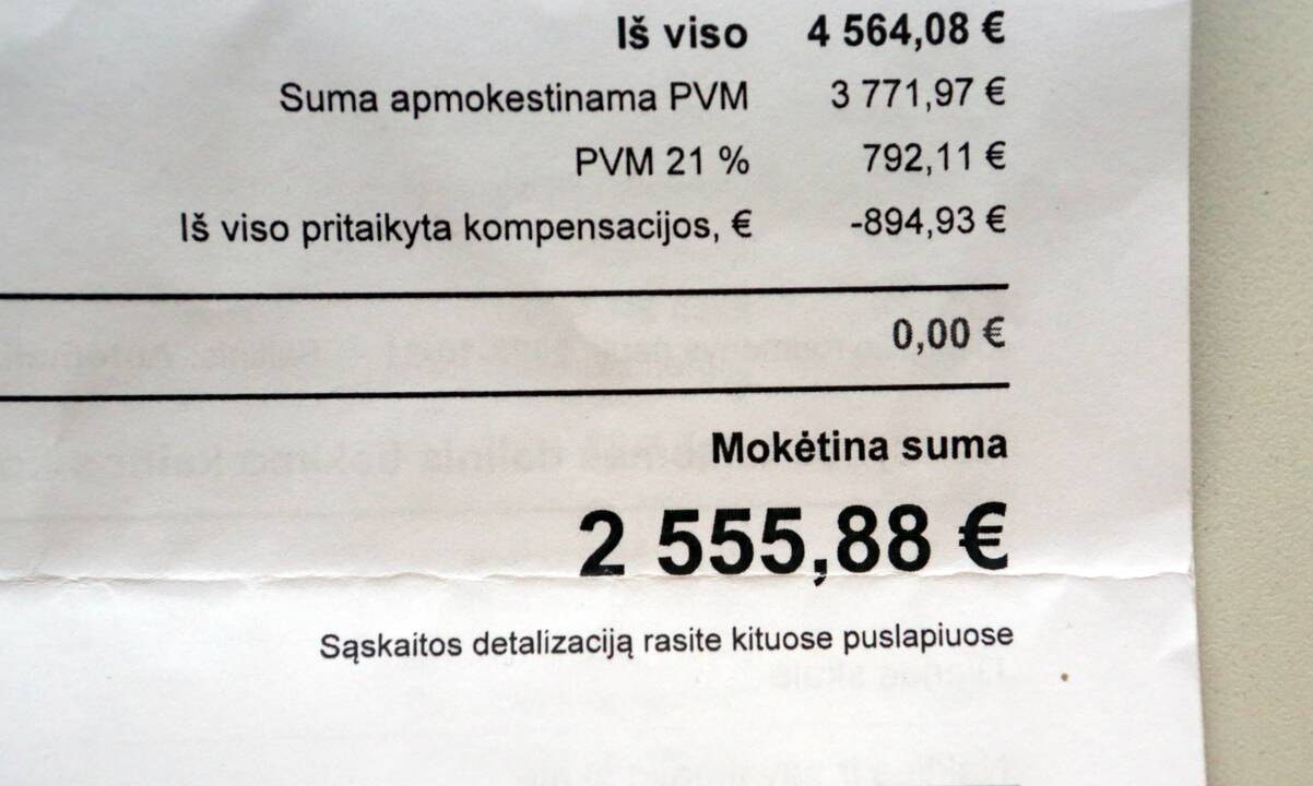 Skaičiai: vieną mėnesį sąskaitoje matęs 1,2 tūkst. eurų permoką, kitą mėnesį pensininkas sulaukė 4,5 tūkst. eurų sąskaitos už elektrą.