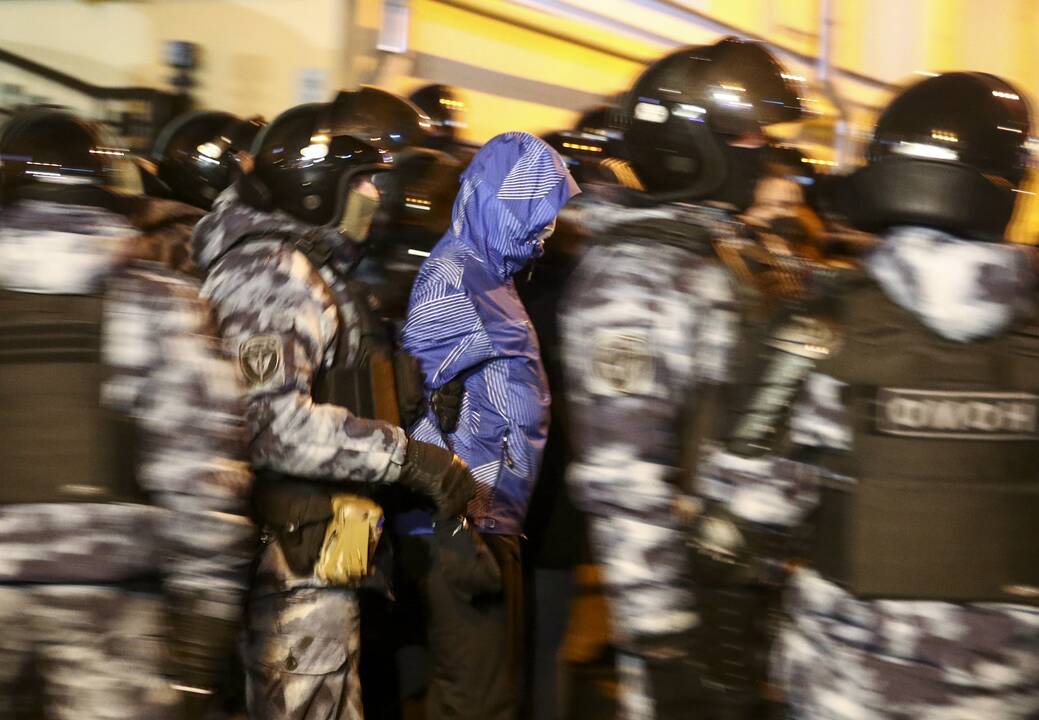 Rusijoje tęsiasi A. Navalno šalininkų protestai