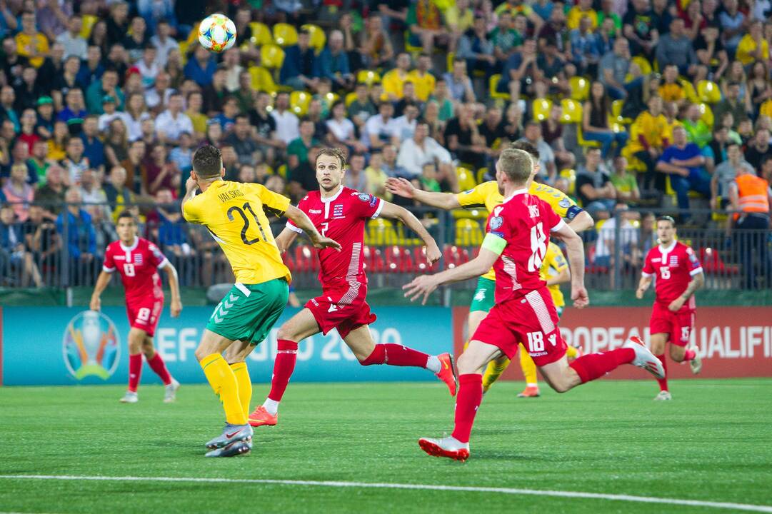 Europos futbolo čempionato atranka: Lietuva – Liuksemburgas 1:1