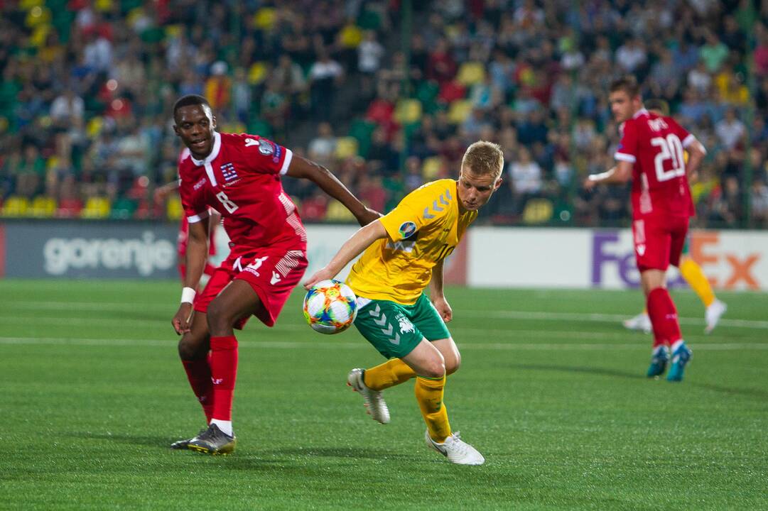 Europos futbolo čempionato atranka: Lietuva – Liuksemburgas 1:1