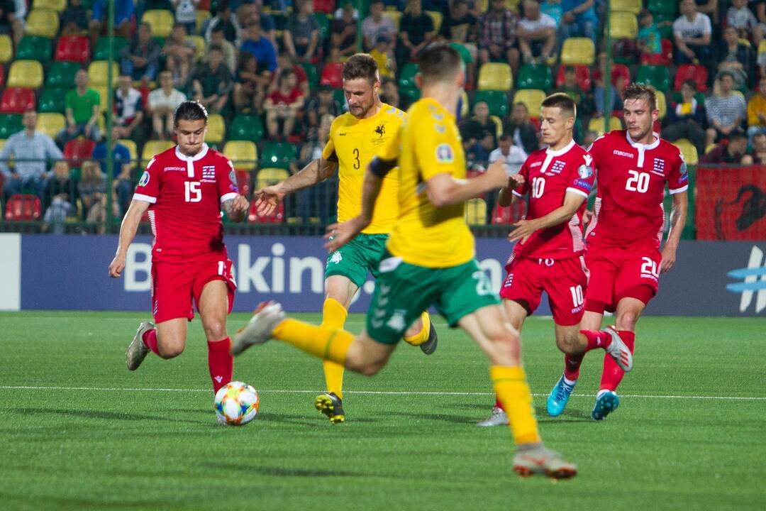 Europos futbolo čempionato atranka: Lietuva – Liuksemburgas 1:1