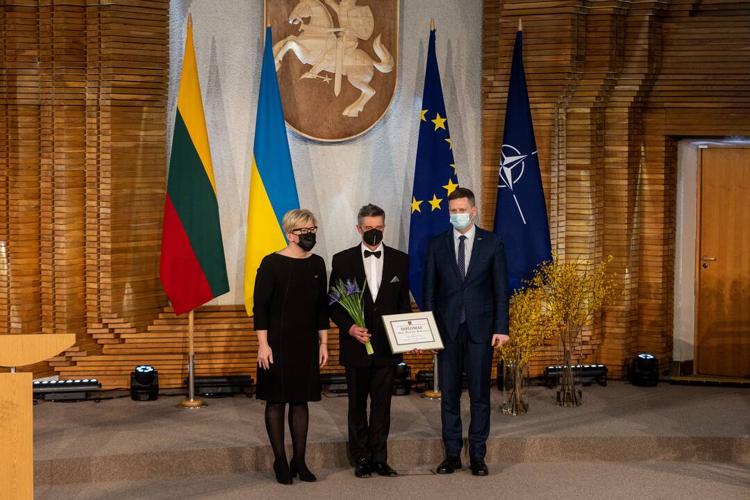 Kultūros ir meno premijų įteikimo ceremonija