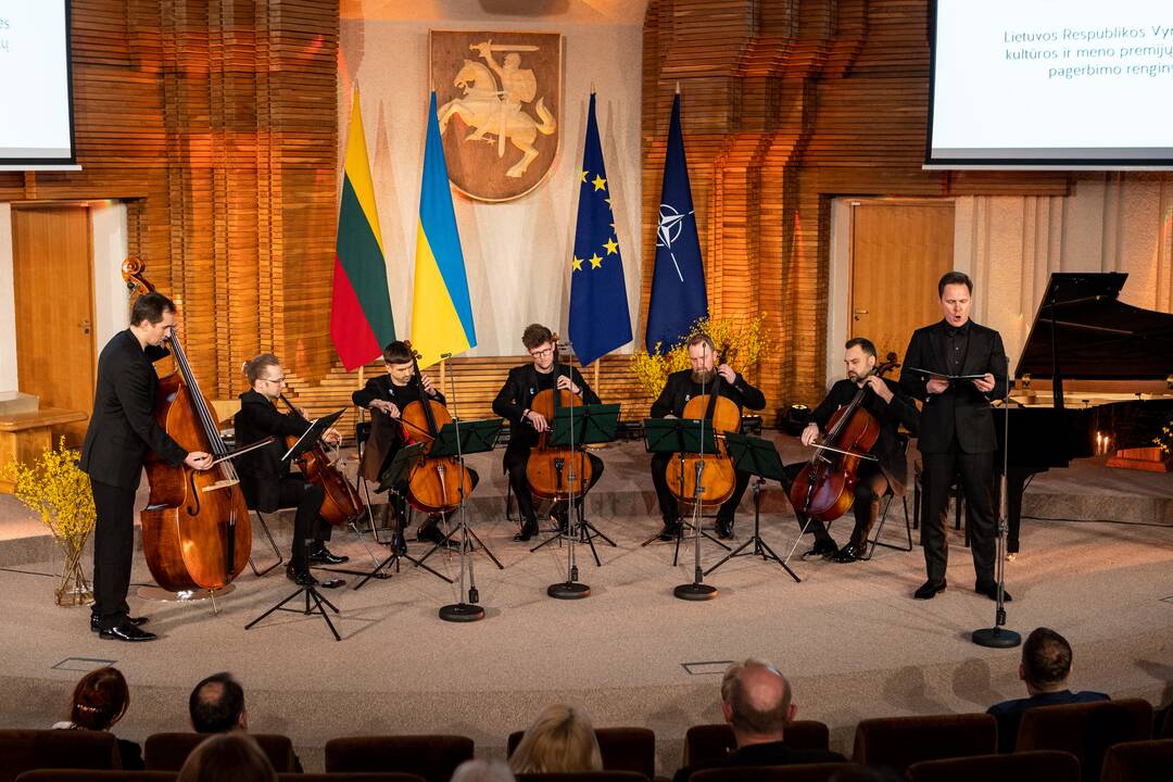 Kultūros ir meno premijų įteikimo ceremonija