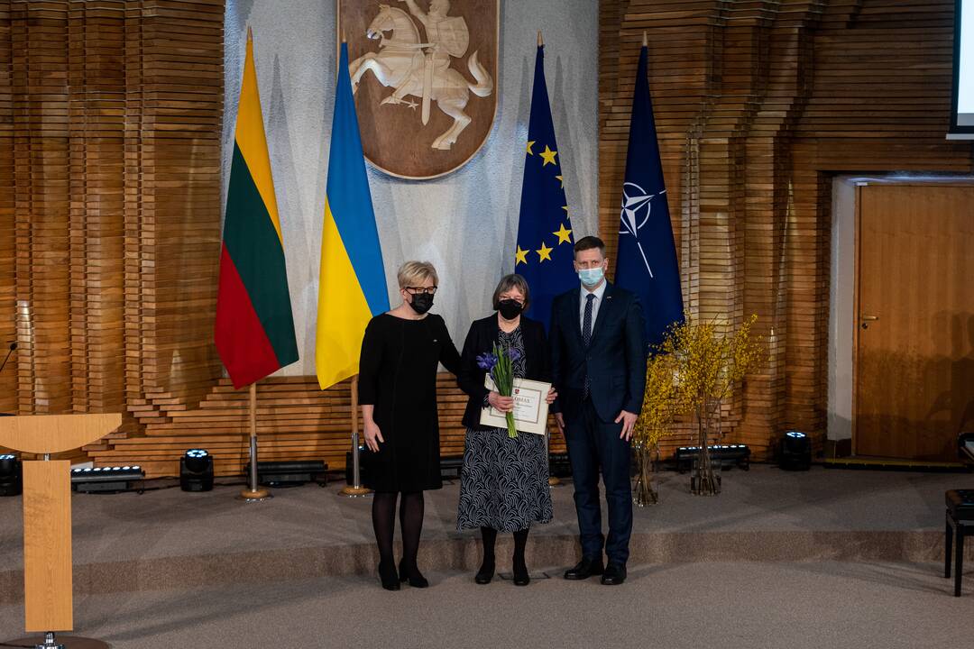 Kultūros ir meno premijų įteikimo ceremonija