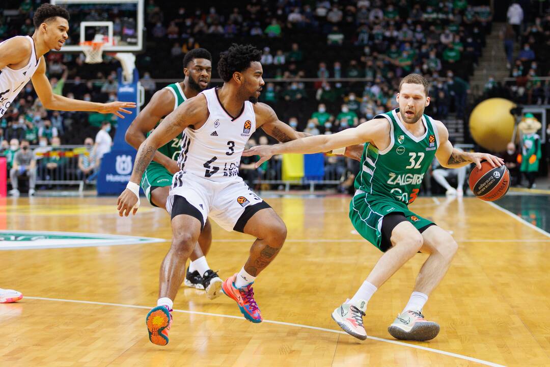 Eurolyga: Kauno „Žalgiris“ – Vilerbano ASVEL