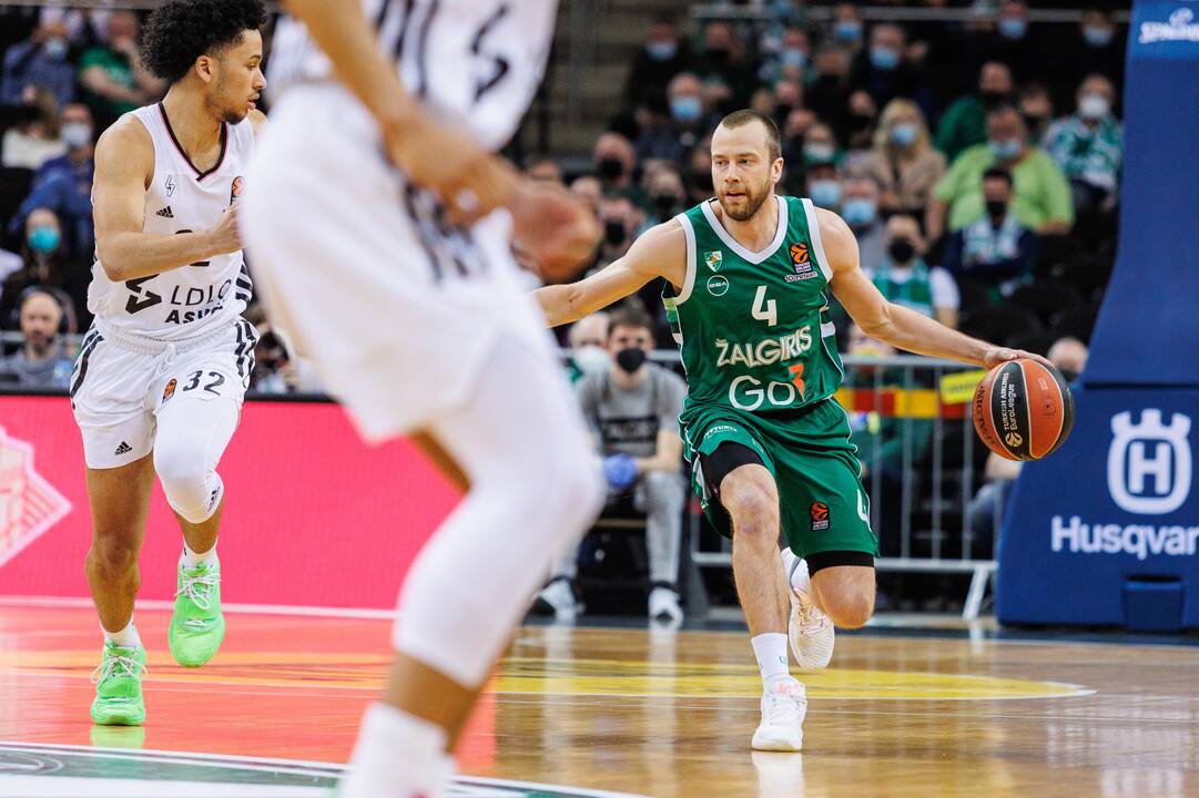 Eurolyga: Kauno „Žalgiris“ – Vilerbano ASVEL