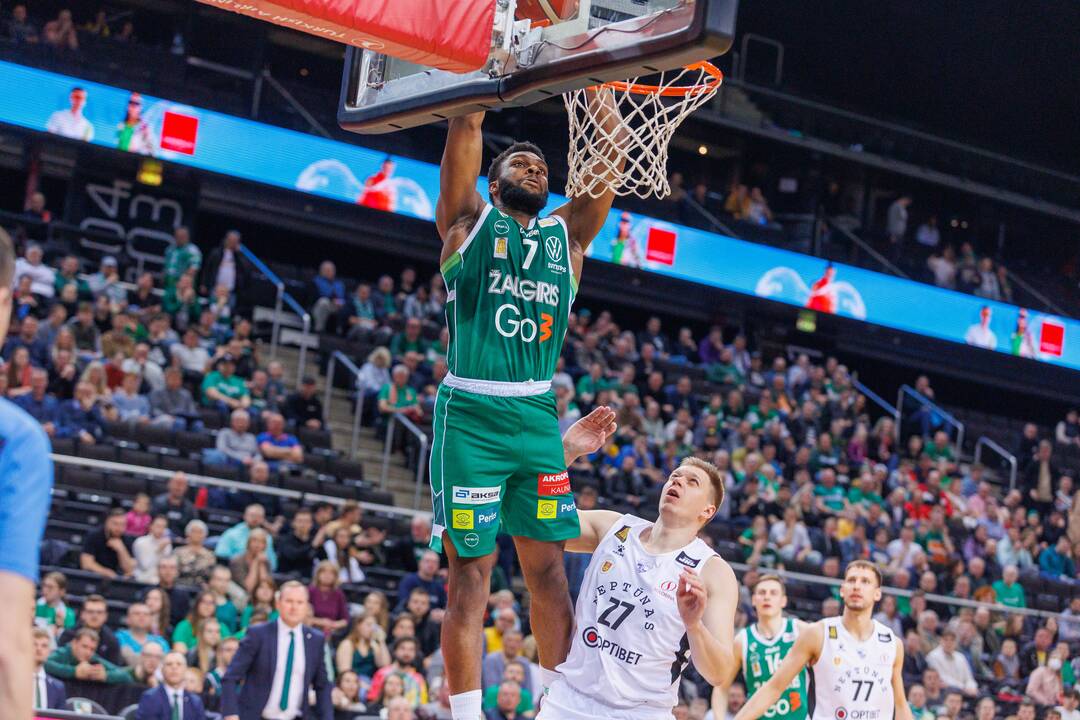 LKL ketvirtfinalis: Kauno „Žalgiris“ – Klaipėdos „Neptūnas“ 89:60