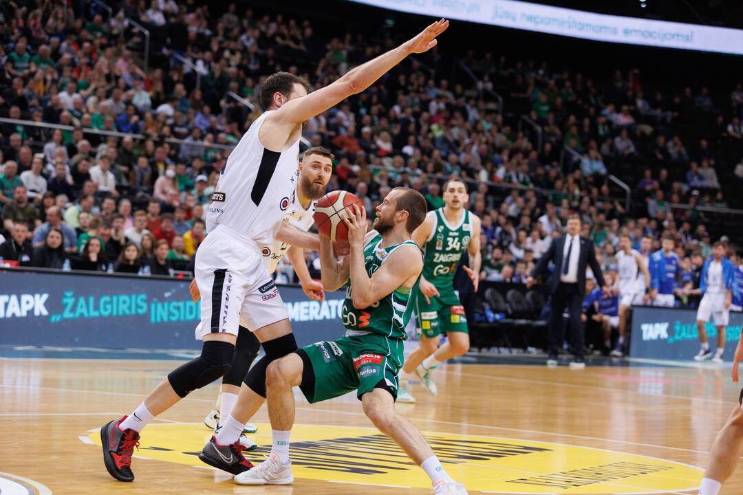 LKL ketvirtfinalis: Kauno „Žalgiris“ – Klaipėdos „Neptūnas“ 89:60