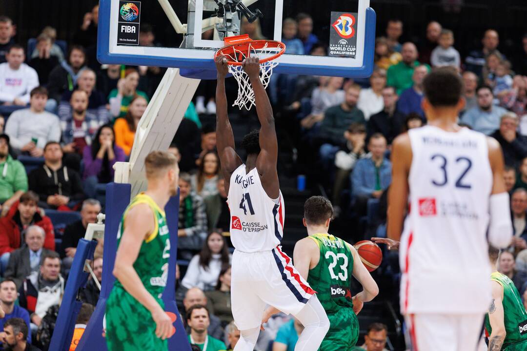 Pasaulio krepšinio čempionato atranka: Lietuva – Prancūzija 65:90