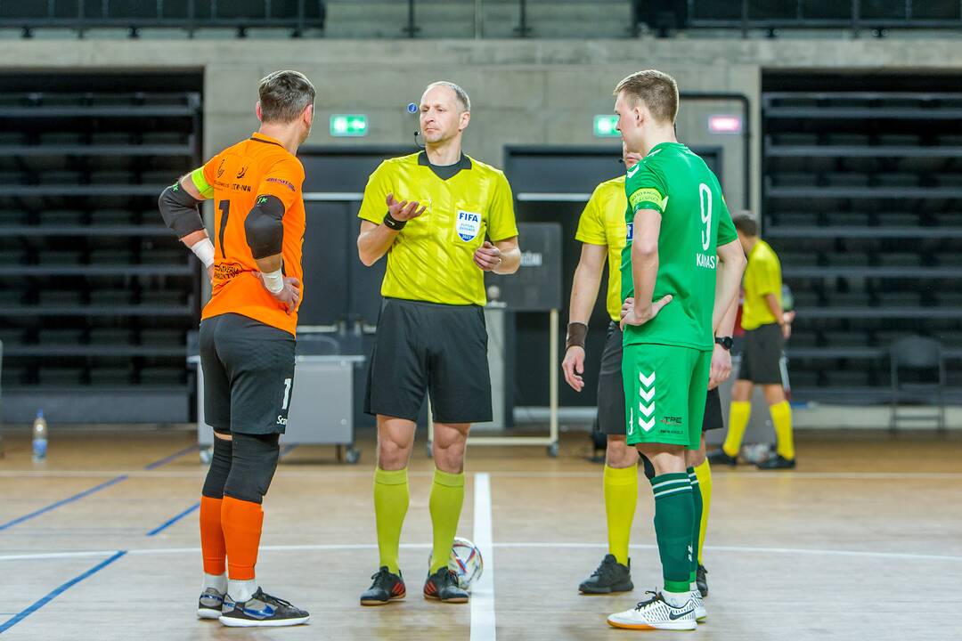 Futsalo A lyga: „K. Žalgiris“ – „Gargždų pramogos“ 6:2