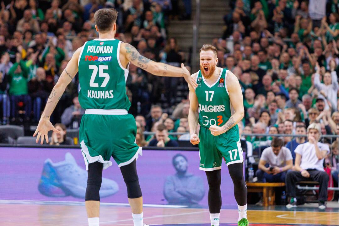 Eurolyga: Kauno „Žalgiris“ – Vilerbano ASVEL 85:67