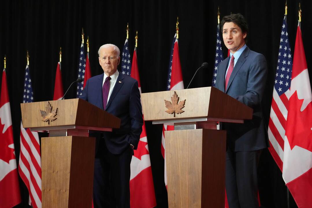 Joe Bidenas ir Justinas Trudeau
