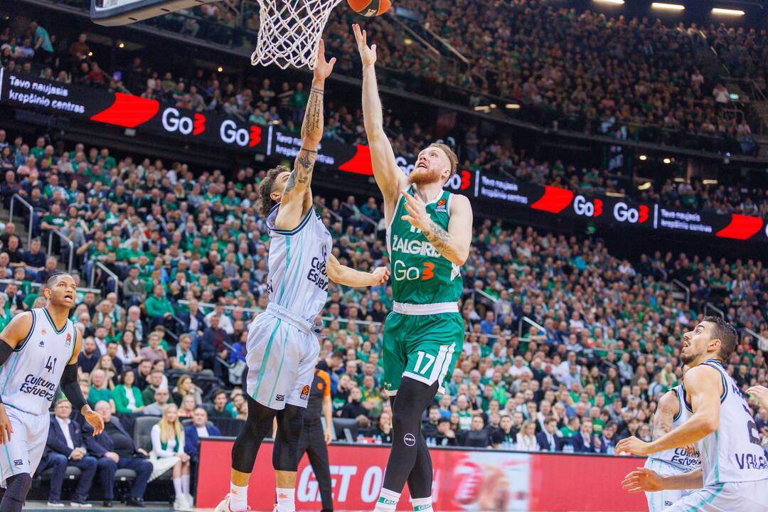 Eurolyga: Kauno „Žalgiris“ – Valensijos „Basket“ 95:74