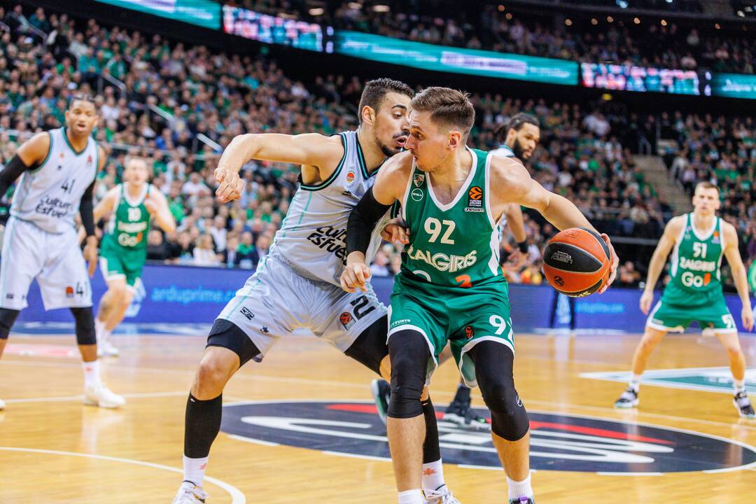 Eurolyga: Kauno „Žalgiris“ – Valensijos „Basket“ 95:74