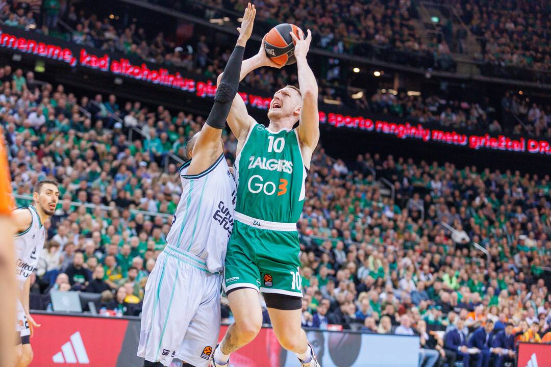 Eurolyga: Kauno „Žalgiris“ – Valensijos „Basket“ 95:74