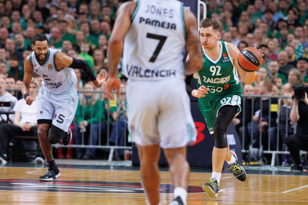 Eurolyga: Kauno „Žalgiris“ – Valensijos „Basket“ 95:74