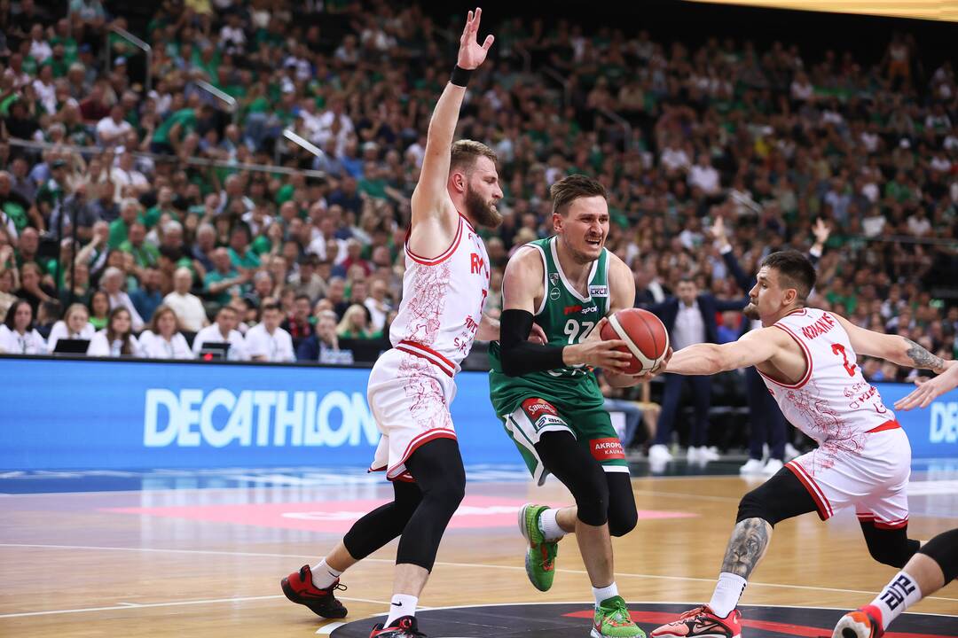 LKL finalas: Kauno „Žalgiris“ – Vilniaus „Rytas“ 95:80