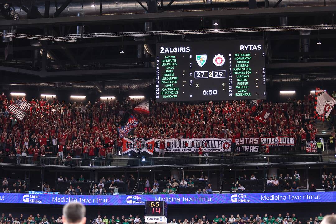 LKL finalas: Kauno „Žalgiris“ – Vilniaus „Rytas“ 95:80