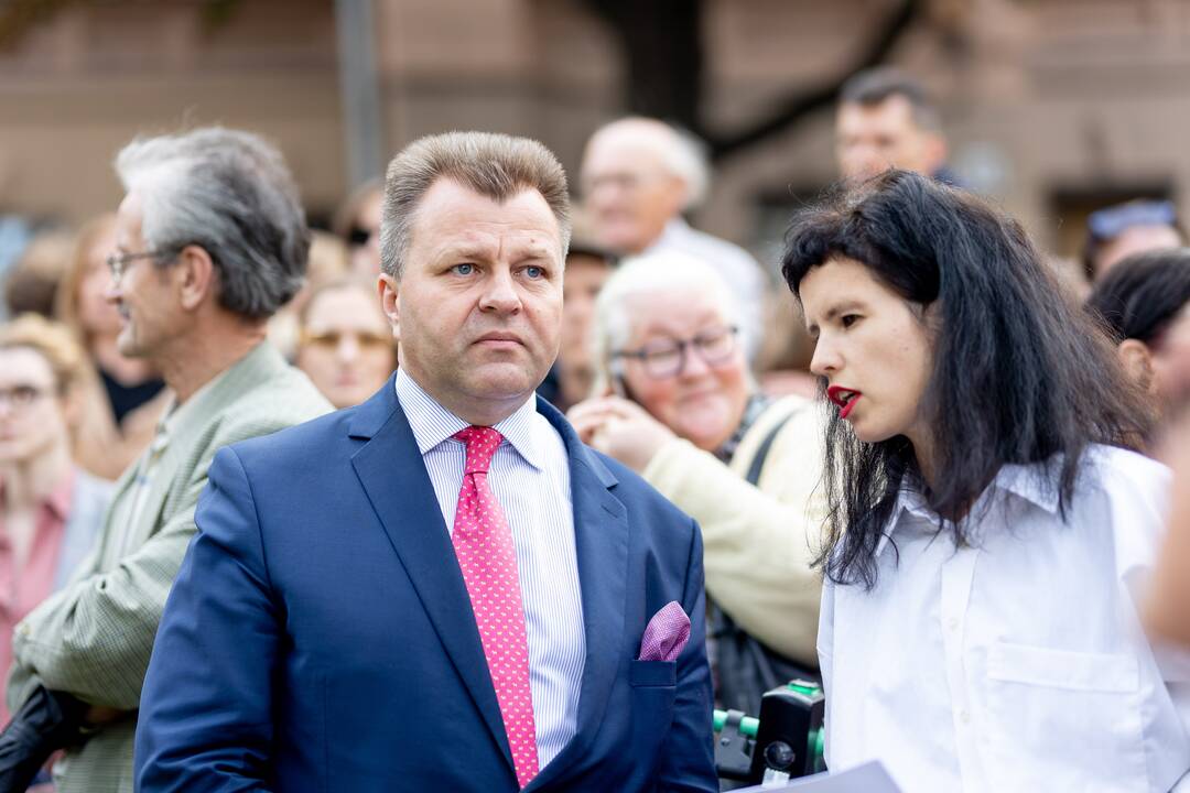 Protestas del medžių J. Basanavičiaus gatvėje