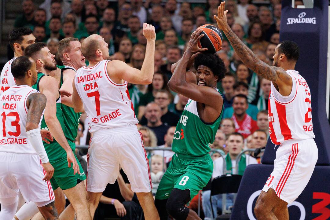 Eurolyga: Kauno „Žalgiris“  –  Belgrado „Crvena Zvezda“ 79:74