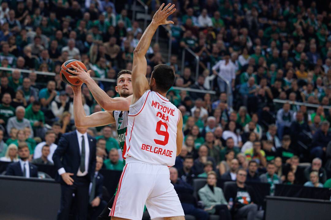 Eurolyga: Kauno „Žalgiris“  –  Belgrado „Crvena Zvezda“ 79:74