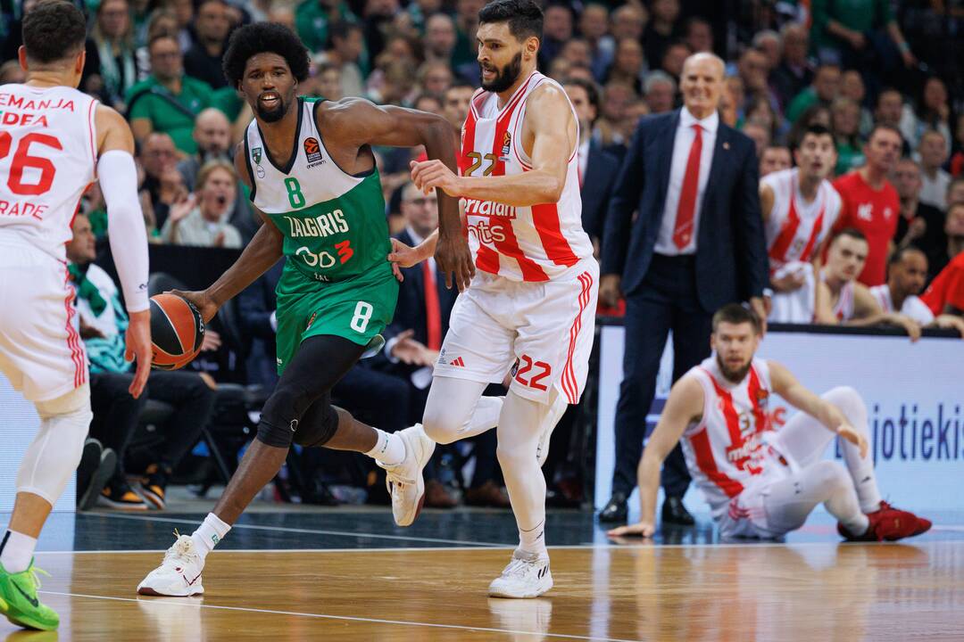 Eurolyga: Kauno „Žalgiris“  –  Belgrado „Crvena Zvezda“ 79:74