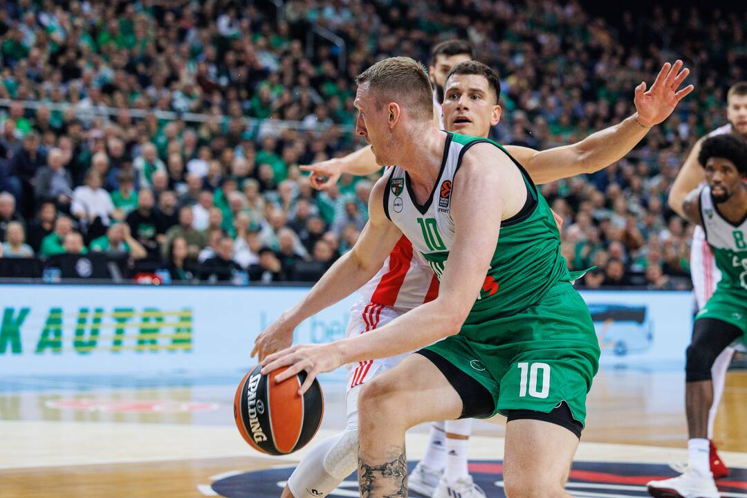 Eurolyga: Kauno „Žalgiris“  –  Belgrado „Crvena Zvezda“ 79:74