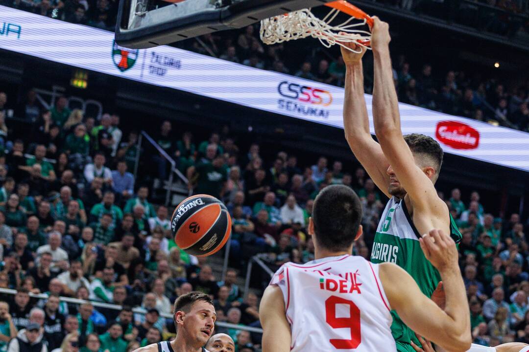 Eurolyga: Kauno „Žalgiris“  –  Belgrado „Crvena Zvezda“ 79:74