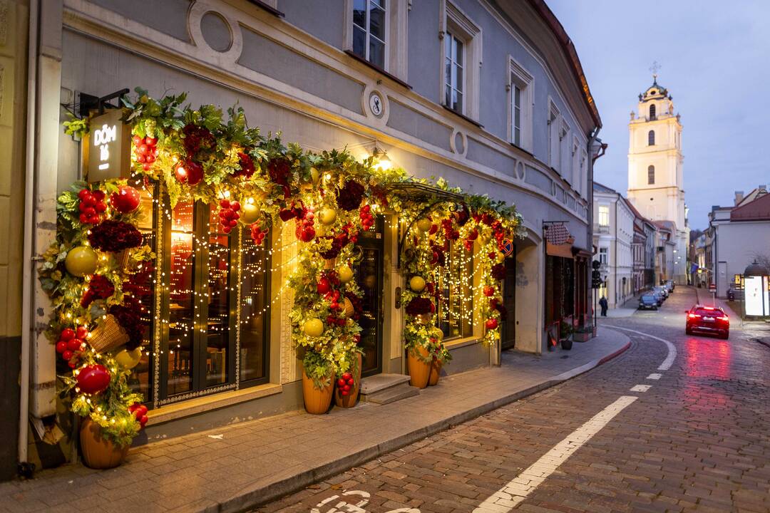 Vilnius pasipuošė šventėms