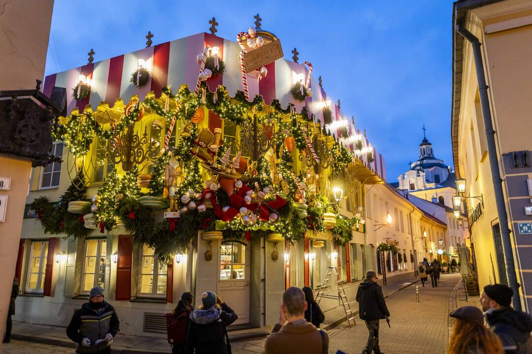 Vilnius pasipuošė šventėms